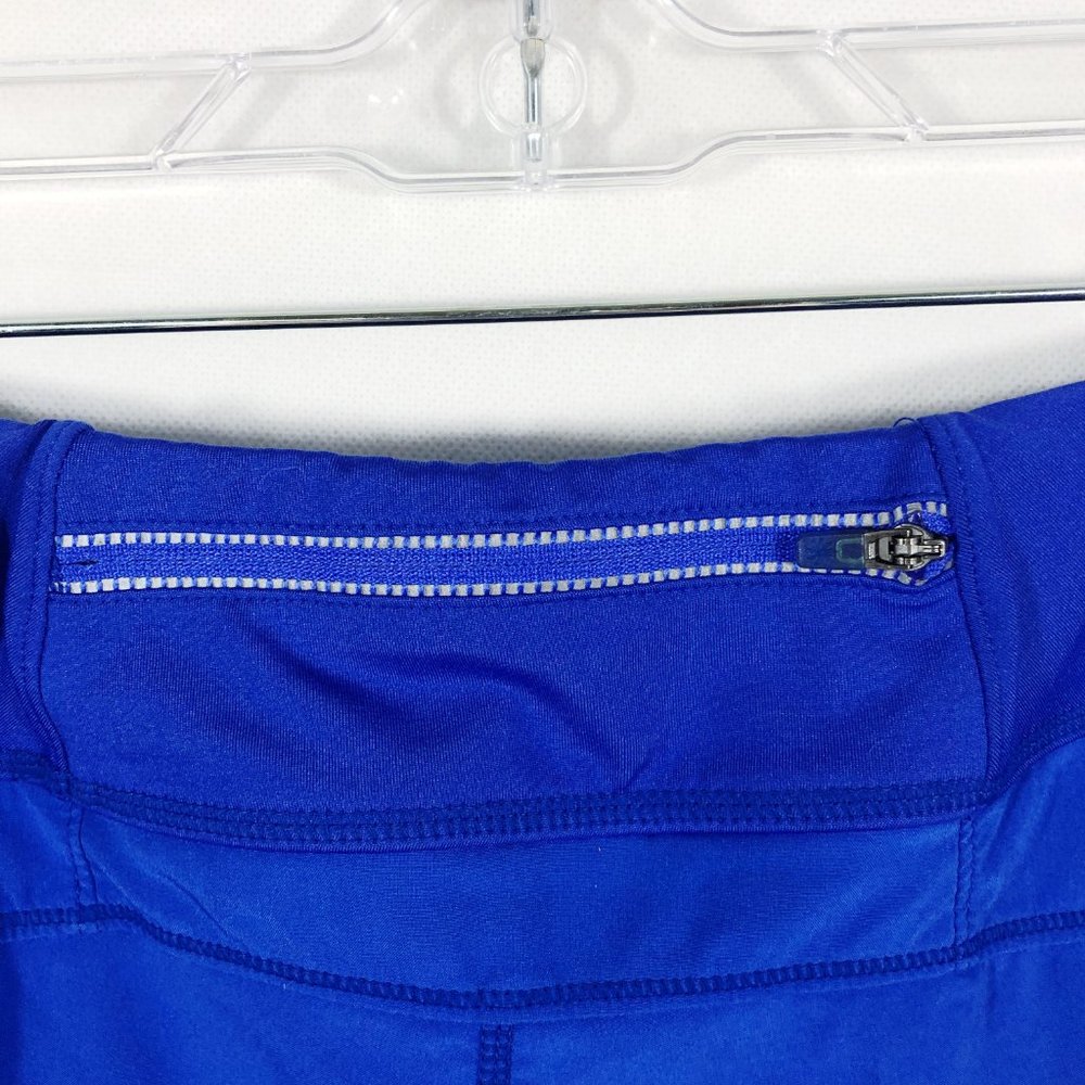 SOLD Athleta | 2 in 1 Pulse Shorts in Blue & Black - Picture 5 of 7